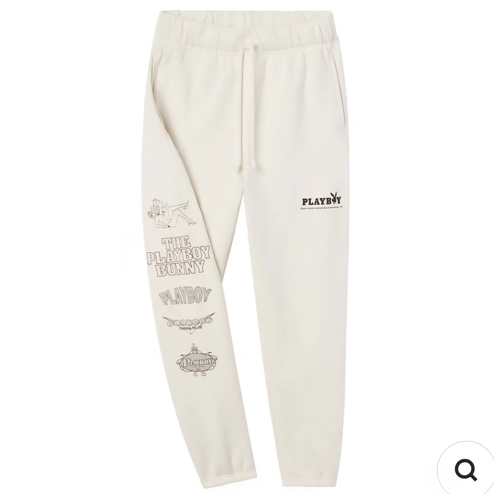 Playboy Pacsun Jogger Sweat Pants Mens Size M Pockets Drawstring Y2K